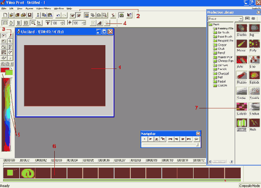 Растровый редактор Video Paint